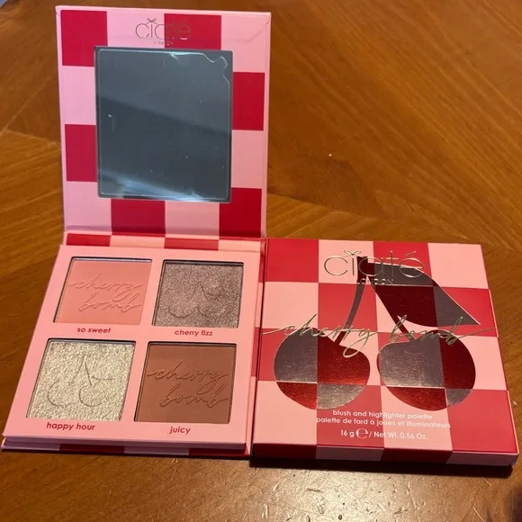 Ciate London Cherry Bomb Blush & Highlighter Palette - Picture 5 of 16